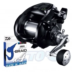 Electric Combos Shimano Forcemaster Electric 9000 Fully Spooled With X4 80lb J Braid Deep Drop