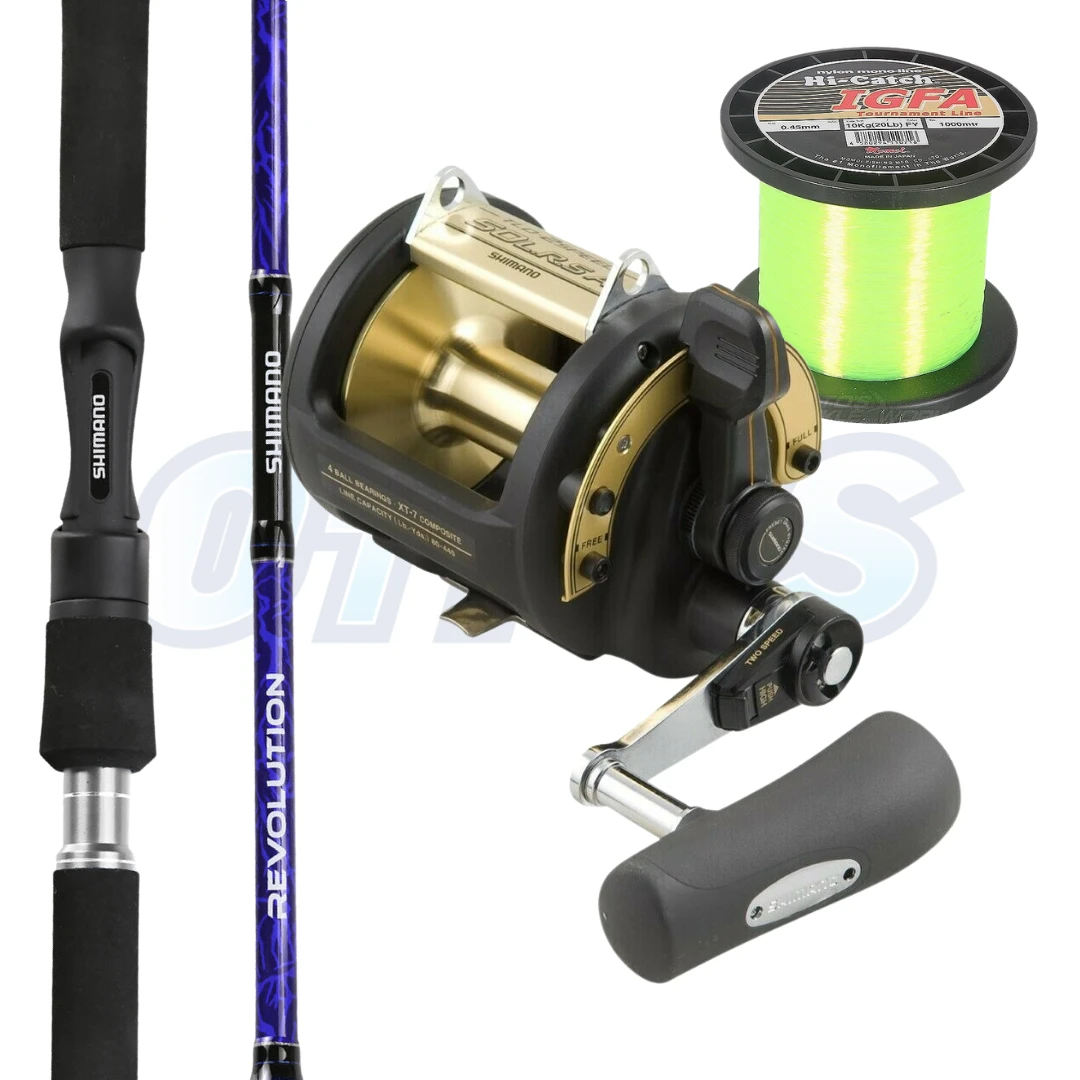 Shimano Tuna And Marlin Game Fishing 37kg Combo Revolution And TLD 50 LRSA 1 Shimano Tuna And Marlin Game Fishing 37kg Combo Revolution And TLD 50 LRSA