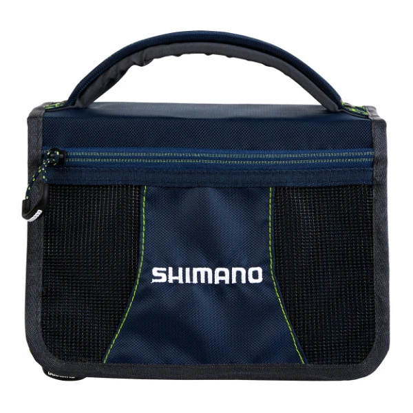 Tackle Bags Shimano Tackle Wallet With Box Navy / Grey / Lime LUGB-08 1 Tackle Bags Shimano Tackle Wallet With Box Navy / Grey / Lime LUGB-08