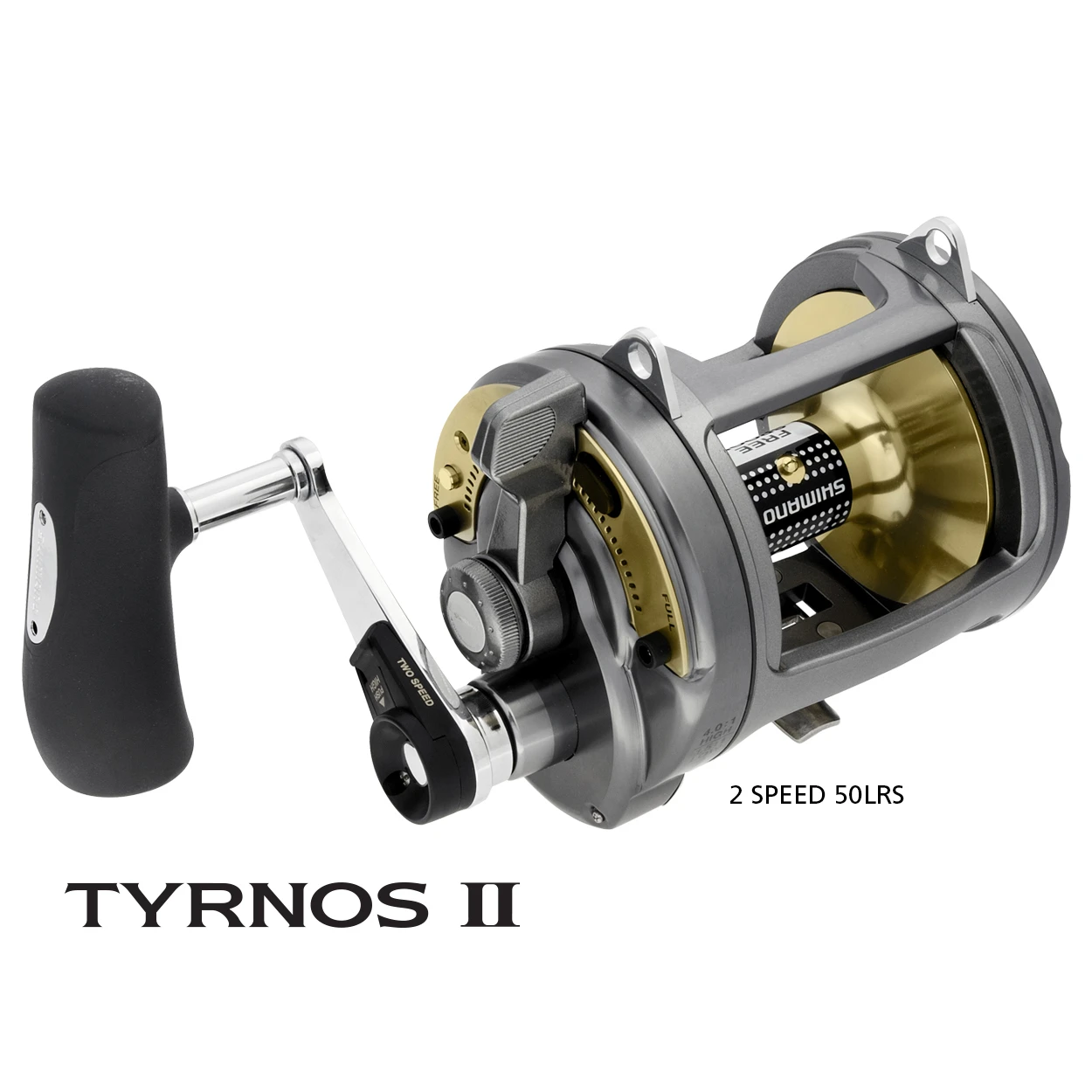 Overhead Reels Shimano Tyrnos 2 Speed 50 LRS Overhead Fishing Reel 1 Overhead Reels Shimano Tyrnos 2 Speed 50 LRS Overhead Fishing Reel