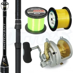 Shimano 80lb Marlin And Tuna Combo Talica And Switchbait Rod