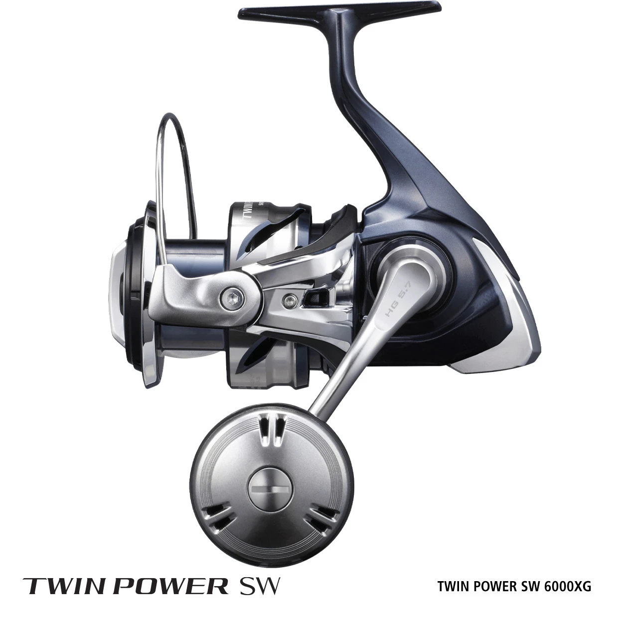 Shimano 21 Twin Power SW C 6000 HG Spinning Fishing Reel 1 Shimano 21 Twin Power SW C 6000 HG Spinning Fishing Reel