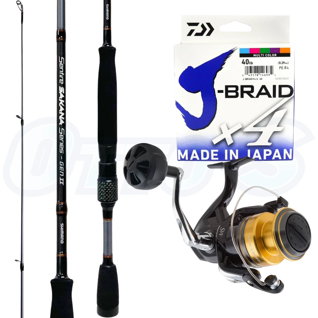 Kingfish Combos Medium Kingfish Jigging Combo Shimano Sakana 1 Kingfish Combos Medium Kingfish Jigging Combo Shimano Sakana