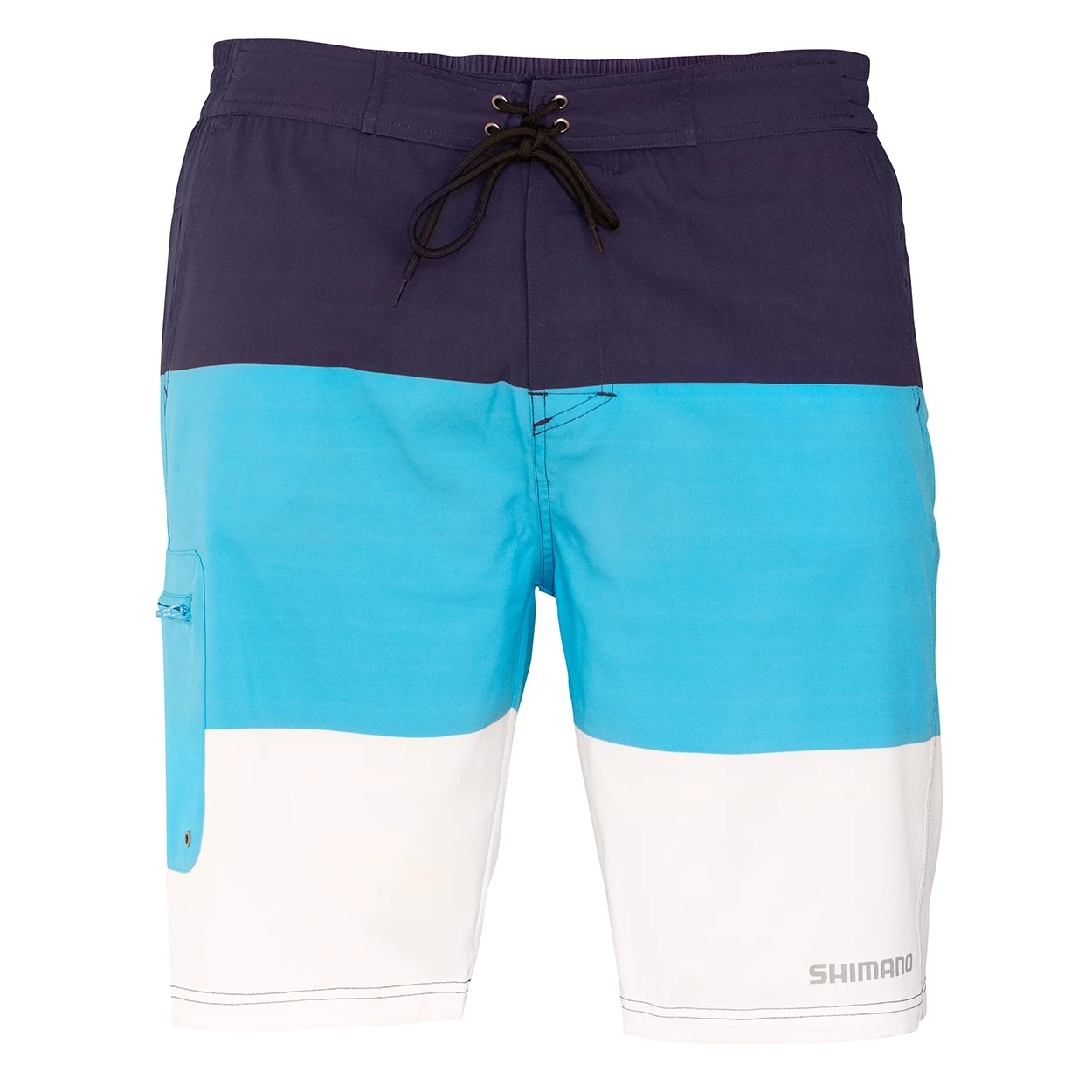 Shimano Retro Board Shorts Blue White 1 Shimano Retro Board Shorts Blue White